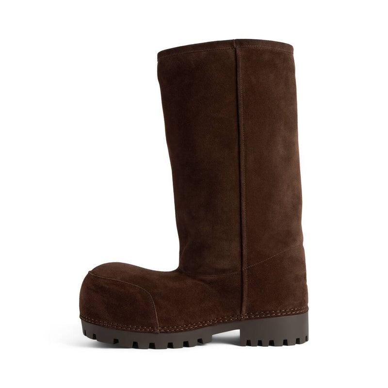 Women's Alaska Fur High Boot in Light Espresso