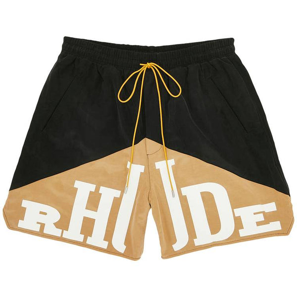 Short de yachting Rhude « Noir/Tan »