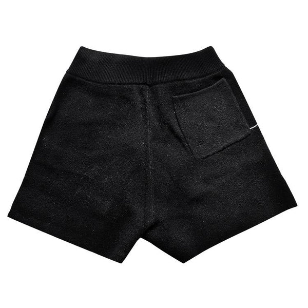 Short en tricot avec logo Rhude « Noir/Crème »