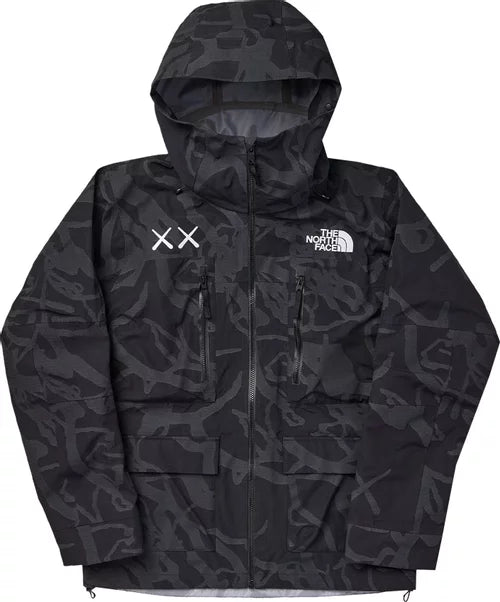 Veste Freeride The North Face x KAWS « Black Dragline Print »