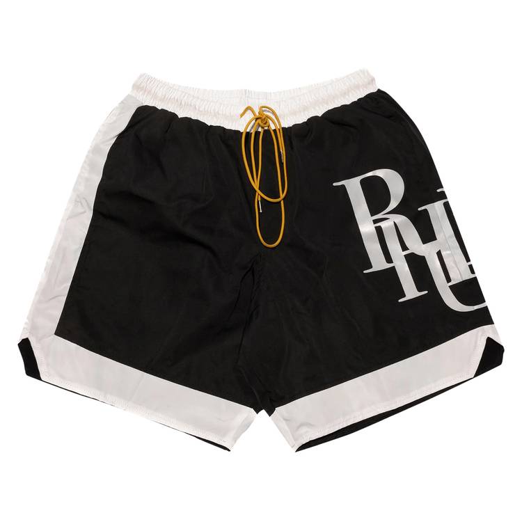 Short à logo latéral Rhude « Noir »