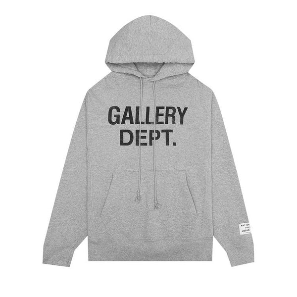 Sweat à capuche avec logo Gallery Dept. Center « Gris chiné »