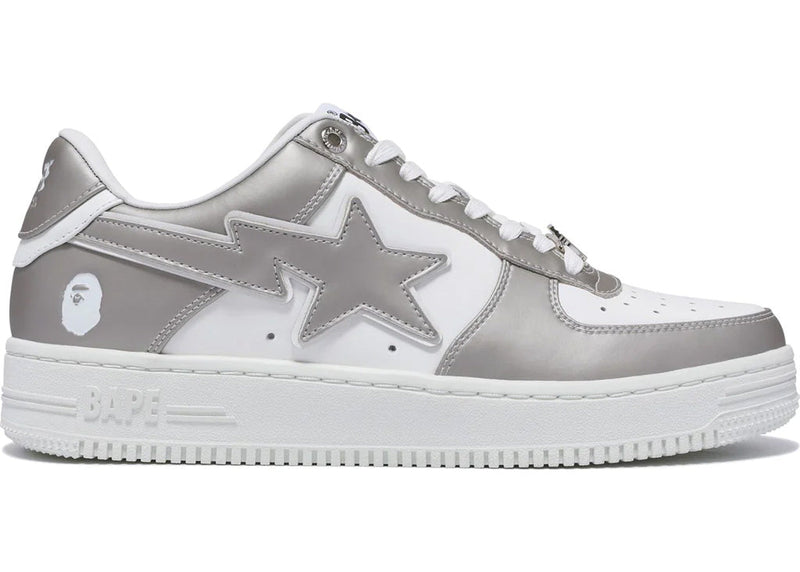 A Bathing Ape Bape Sta #4 Silber 