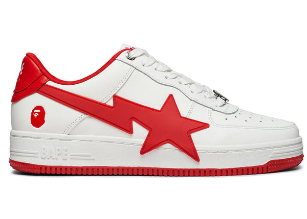 A Bathing Ape Bape Sta OS #2 Blanc Rouge 