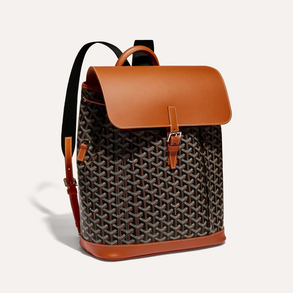 Goyard Alpin Sac à dos Goyardine Noir/Tan