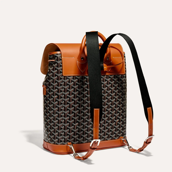 Goyard Alpin Sac à dos Goyardine Noir/Tan