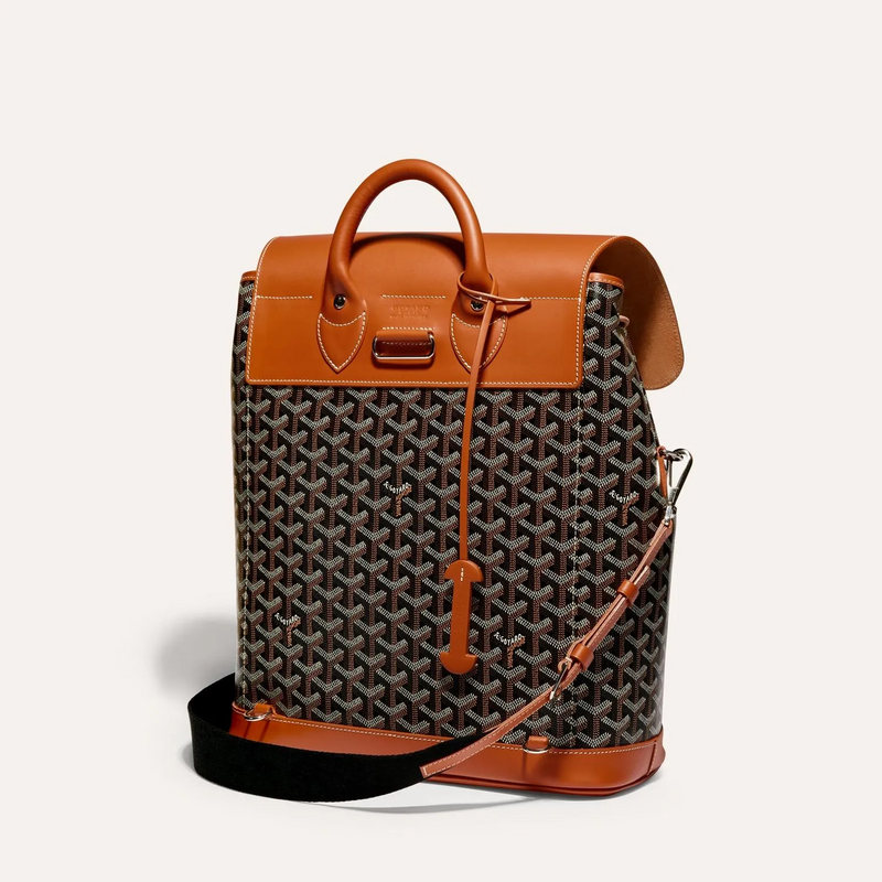 Goyard Alpin Sac à dos Goyardine Noir/Tan
