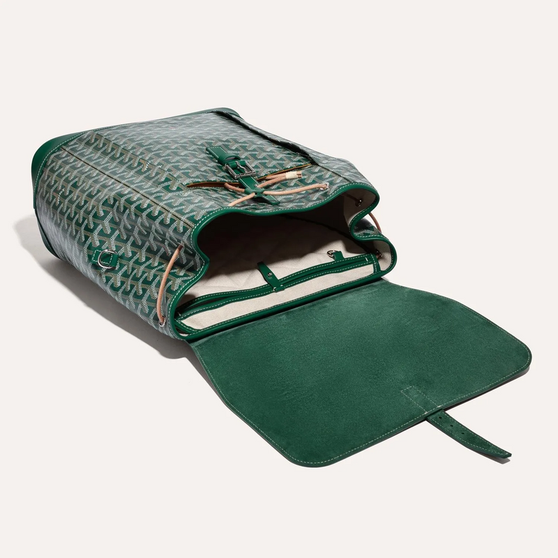 Goyard Alpin Sac à dos Goyardine Vert