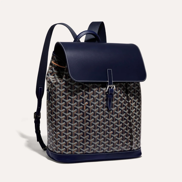 Goyard Alpin Sac à dos Goyardine Bleu Marine