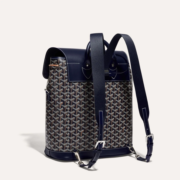 Goyard Alpin Sac à dos Goyardine Bleu Marine