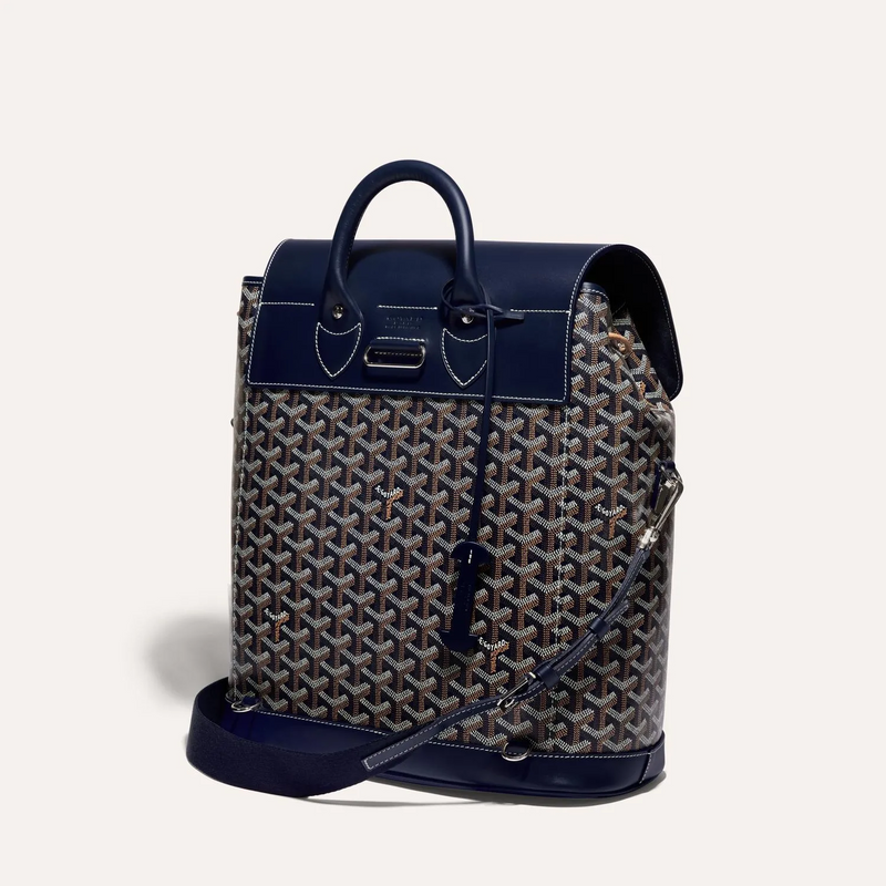 Goyard Alpin Sac à dos Goyardine Bleu Marine