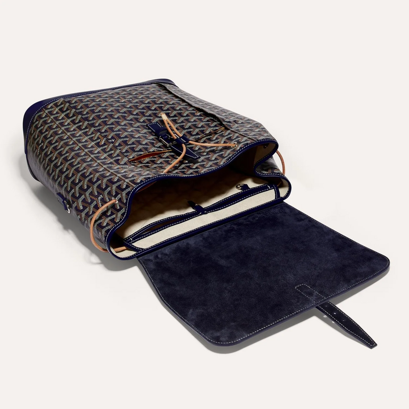 Goyard Alpin Sac à dos Goyardine Bleu Marine