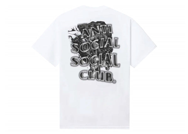 T-shirt Burnout Anti Social Social Club blanc 
