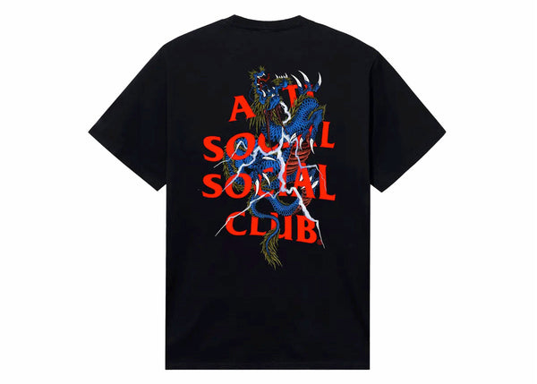 T-shirt Double Dragon Anti Social Club Noir 