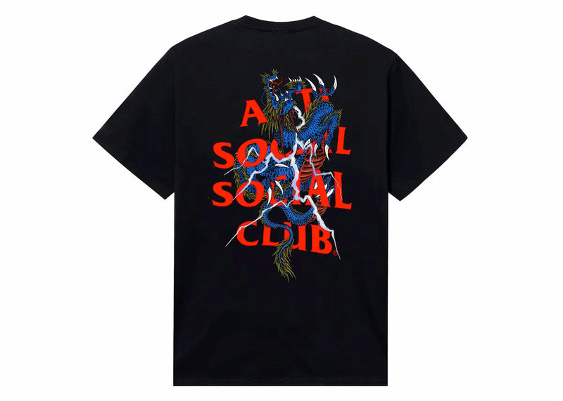T-shirt Double Dragon Anti Social Club Noir 