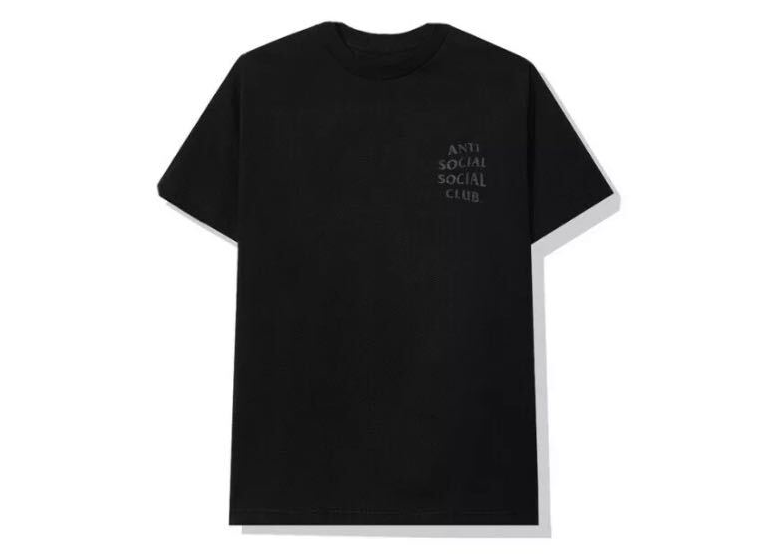 T-shirt noir dramatique Anti Social Social Club