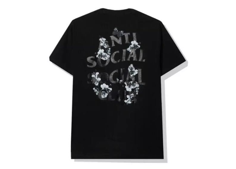 T-shirt noir dramatique Anti Social Social Club