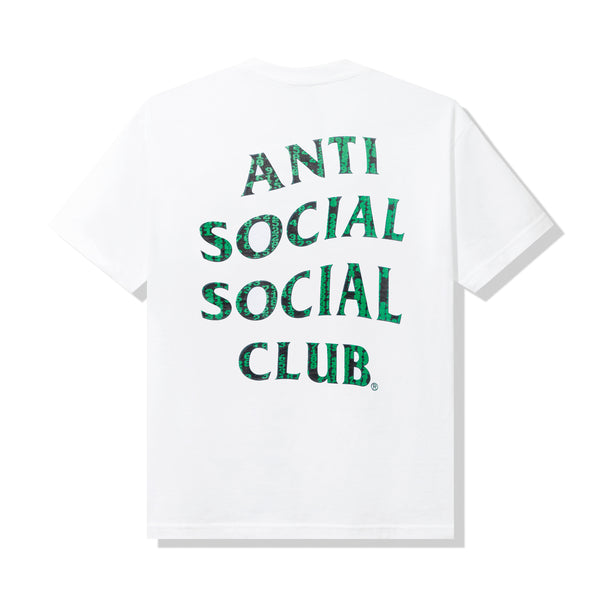 T-shirt blanc antisocial social club glitch 