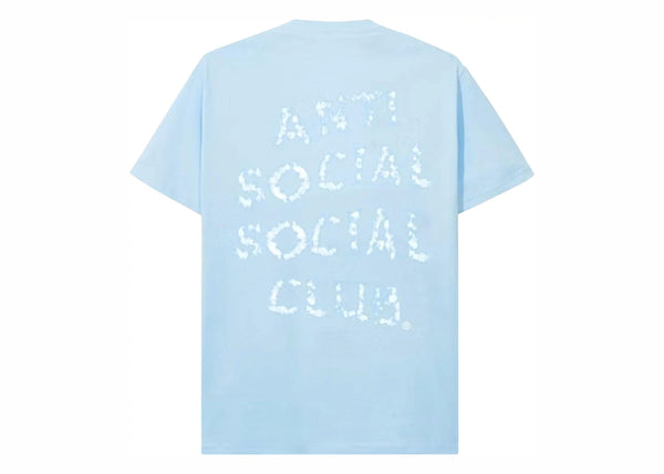 T-shirt bleu partiellement nuageux du club social antisocial