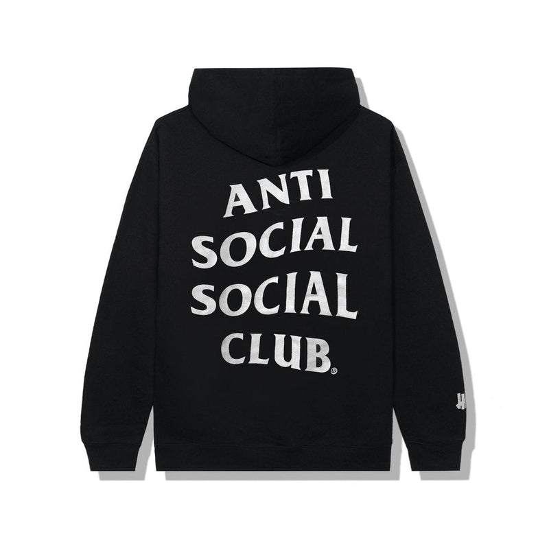 Sweat à capuche noir paranoïaque Anti Social Club x Undefeated