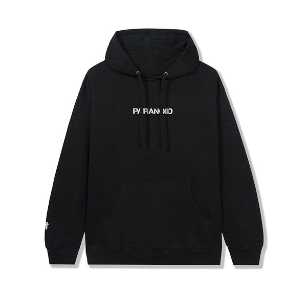 Sweat à capuche noir paranoïaque Anti Social Club x Undefeated