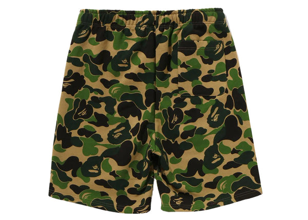 Short de survêtement BAPE ABC Camo Shark vert 