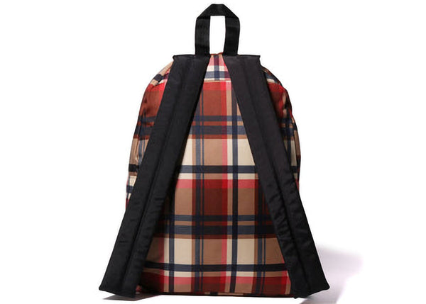 Sac à dos BAPE Check Daypack rouge 