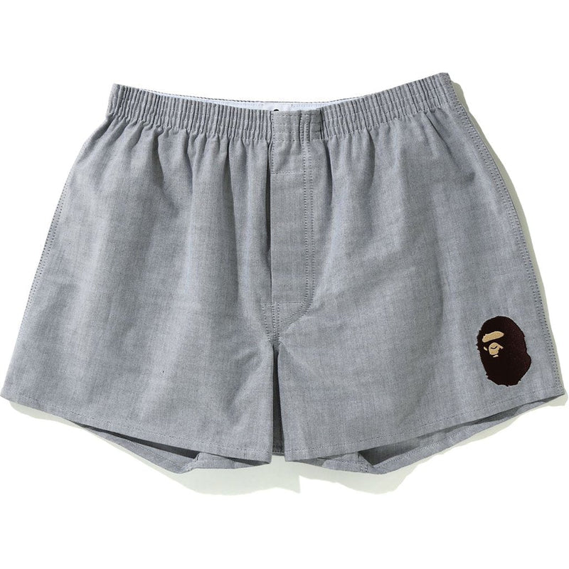 BAPE Oxford Boxershorts Schwarz 