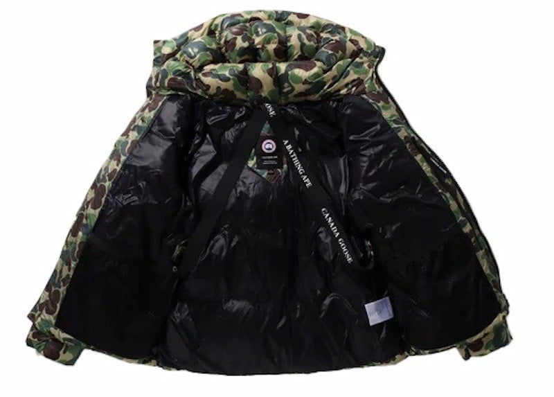 Doudoune Crofton BAPE x Canada Goose Vert 
