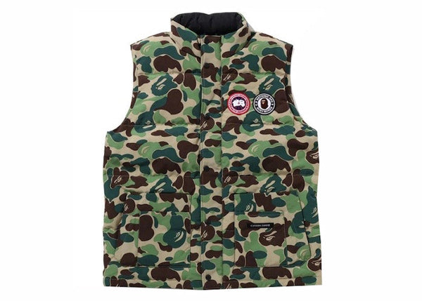 Gilet Freestyle BAPE x Canada Goose Vert