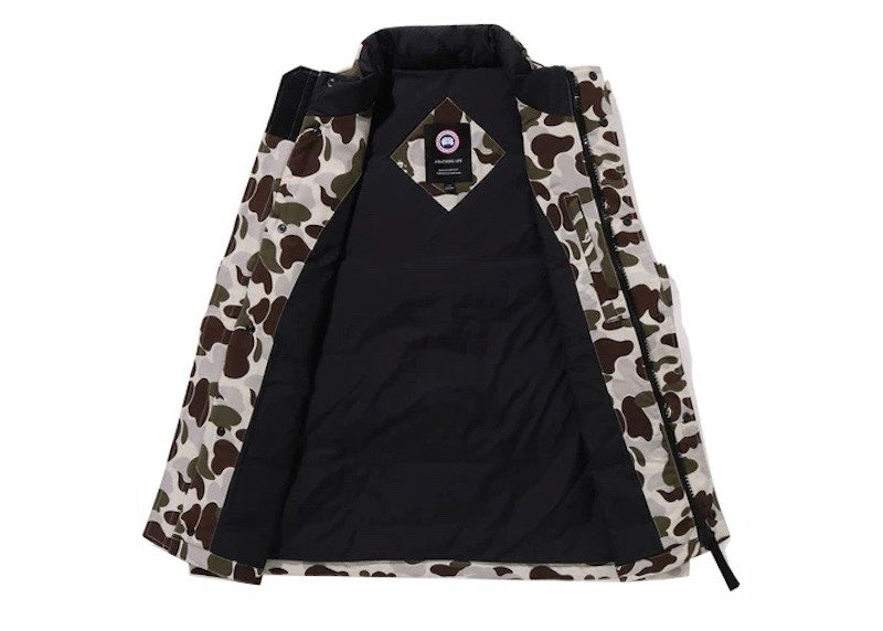 Gilet Freestyle BAPE x Canada Goose Gris