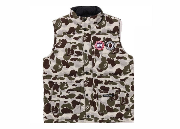 Gilet Freestyle BAPE x Canada Goose Gris
