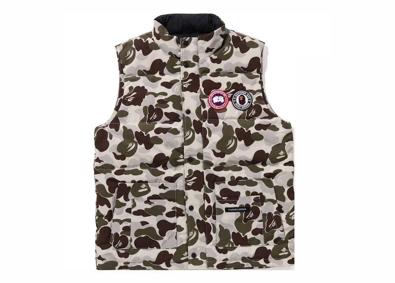 Gilet Freestyle BAPE x Canada Goose Gris