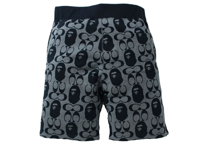 Short de survêtement BAPE x Coach bleu marine