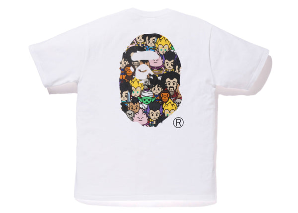 T-shirt BAPE x Dragon Ball Z Ape Head Blanc