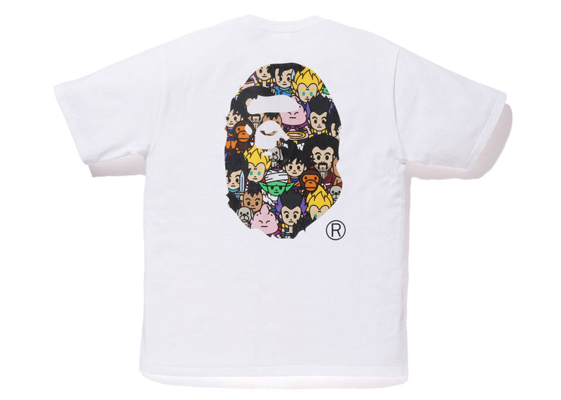 T-shirt BAPE x Dragon Ball Z Ape Head Blanc