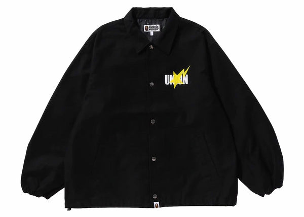 Veste d'entraîneur BAPE x Union Pigment Dyed noire 