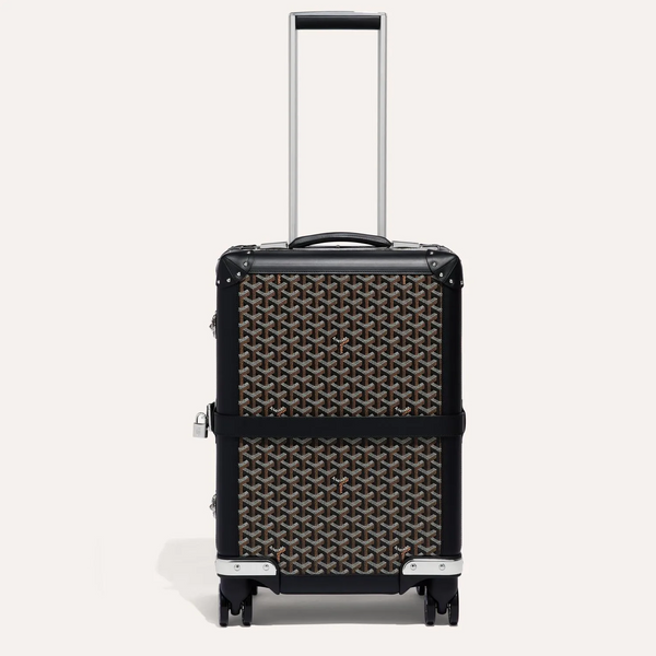 Goyard Aba Bourget Valise Goyardine Noir