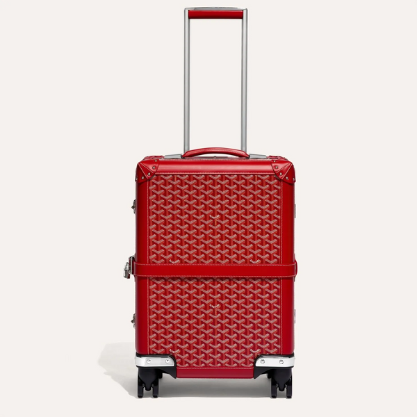Valise Goyard Aba Bourget Goyardine Rouge