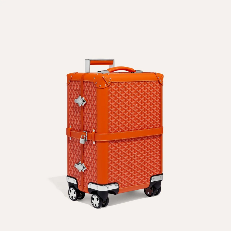 Valise Goyard Aba Bourget Goyardine Orange