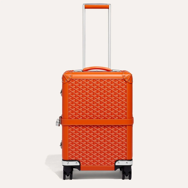 Valise Goyard Aba Bourget Goyardine Orange
