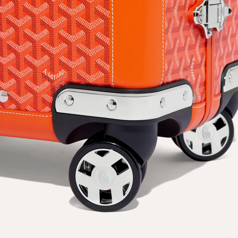 Valise Goyard Aba Bourget Goyardine Orange