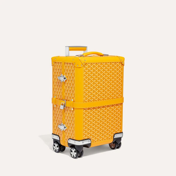 Valise Goyard Aba Bourget Goyardine Jaune