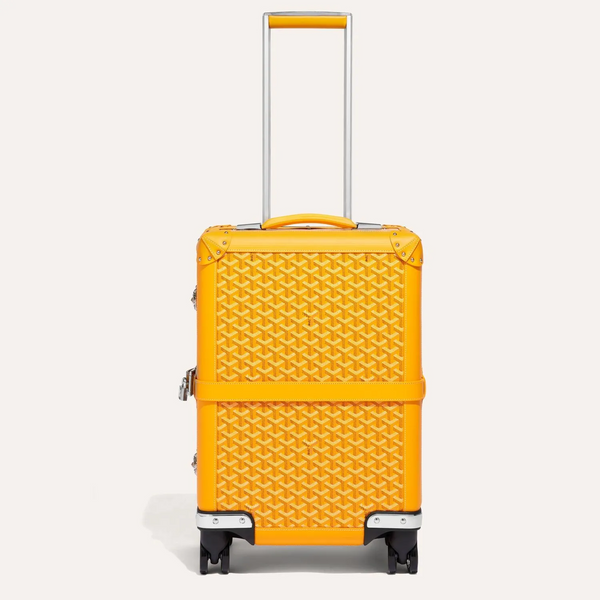 Valise Goyard Aba Bourget Goyardine Jaune