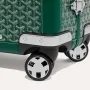 Toile enduite Goyard Chevron Vert Bourget PM