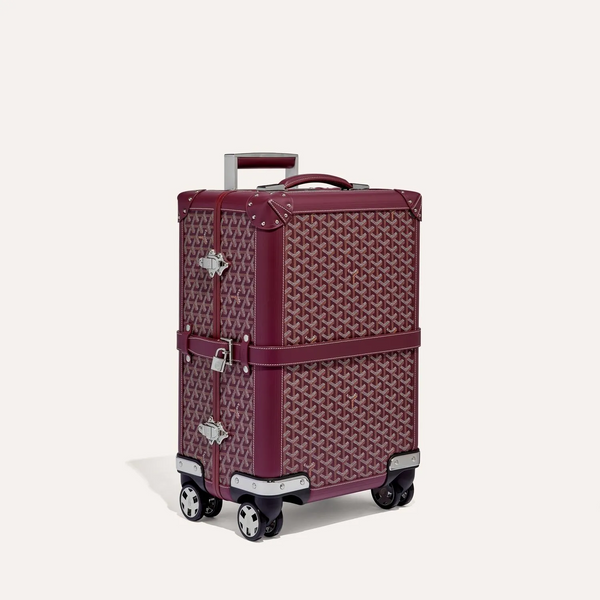 Goyard Aba Bourget Valise Goyardine Bordeaux