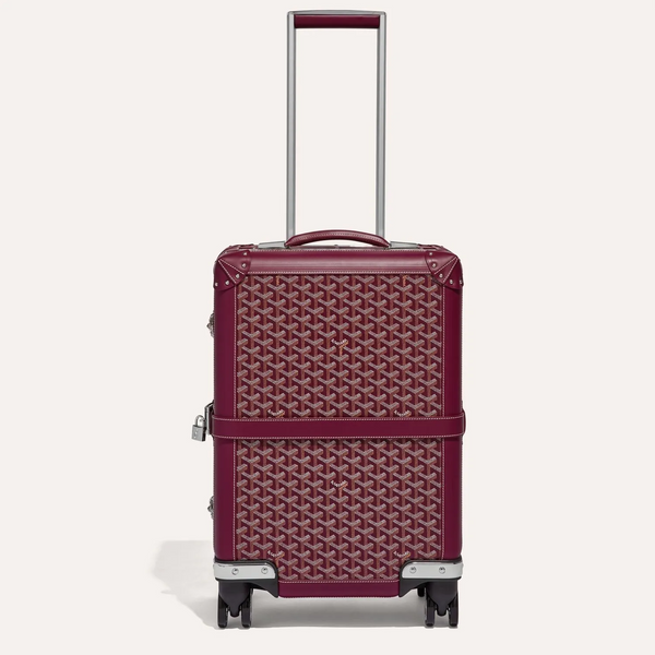 Goyard Aba Bourget Valise Goyardine Bordeaux