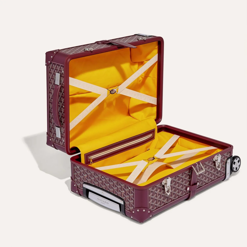 Goyard Aba Bourget Valise Goyardine Bordeaux