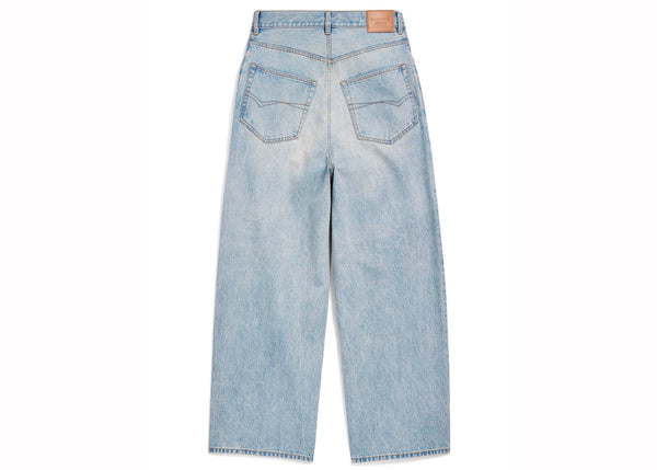 Pantalon Baggy Balenciaga Bleu Clair