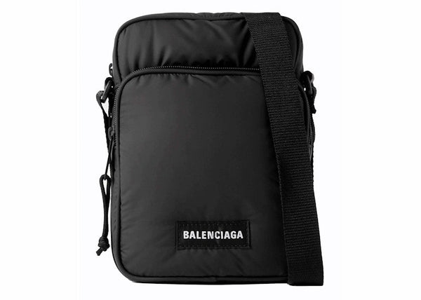 Sac à bandoulière Explorer zippé Balenciaga noir